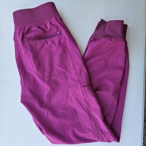 Vibrant Fuchsia Cherokee Infinity Jogger Scrub Pants